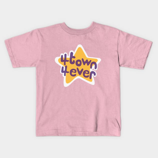 4*TOWN sticker from music video Kids T-Shirt by HoneyLiss